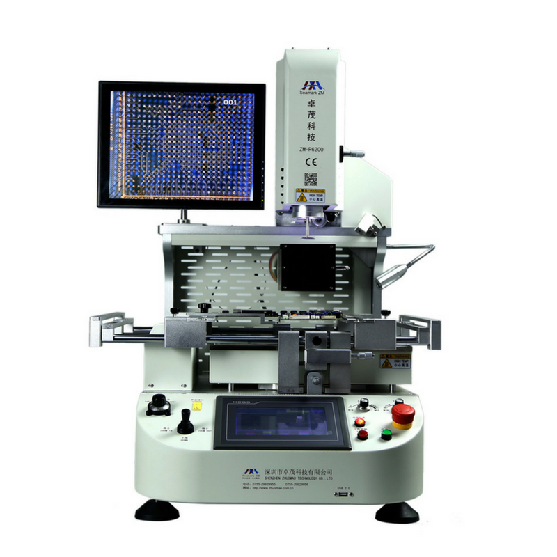 Seamark zm LED BGA Rework Station ZM-R6200 & ZM R720 Hot air gun soldering machine